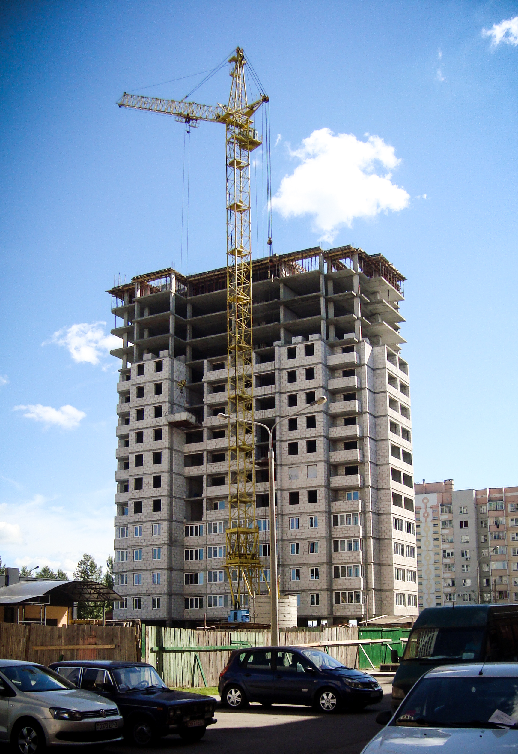 Возведение 3-го 18-этажного жилого дома по ул. Т.С. Бородина