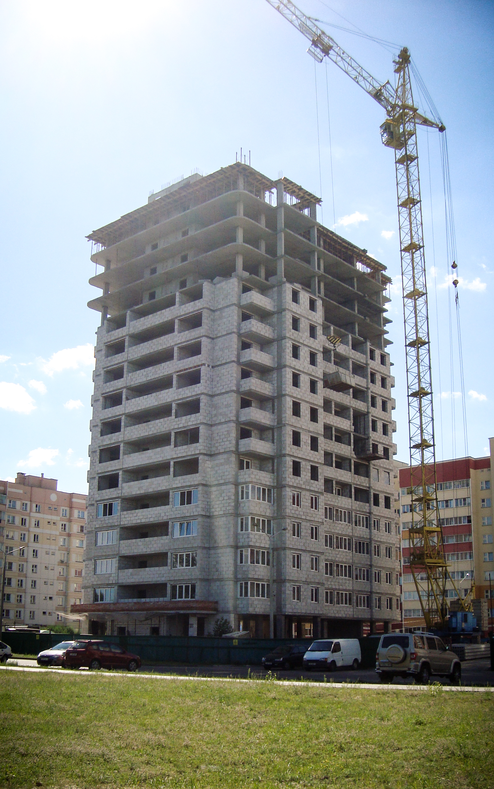 Возведение 3-го 18-этажного жилого дома по ул. Т.С. Бородина